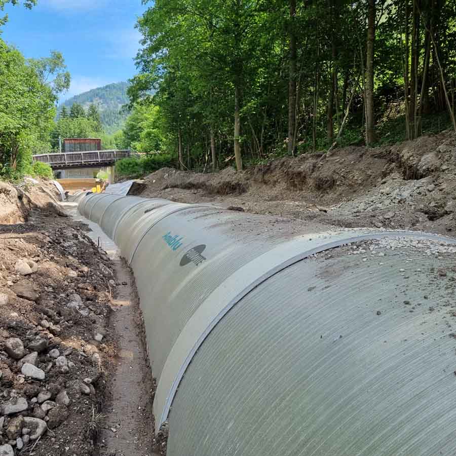 Hydropower Pipeline with GRP-Couplings