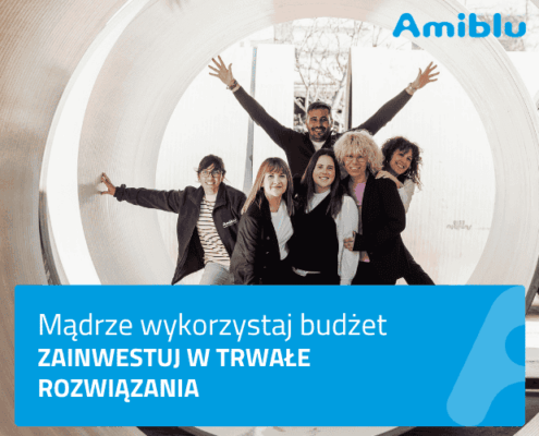 Pracownicy Amiblu zachęcaja inwestorów i wykonawców do mądrego wykorzystania budżetu z danego roku rozliczeniowego