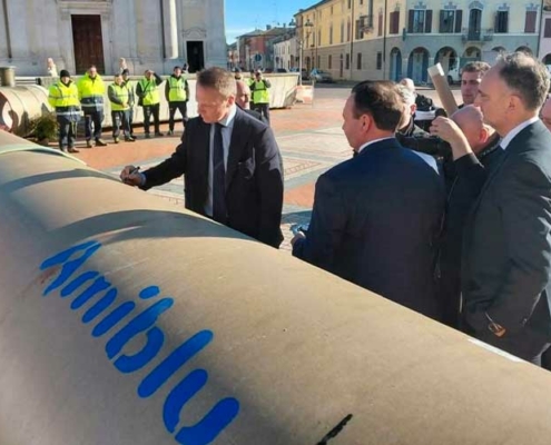 Posata la prima pietra per la Gronda Nord a Quingentole