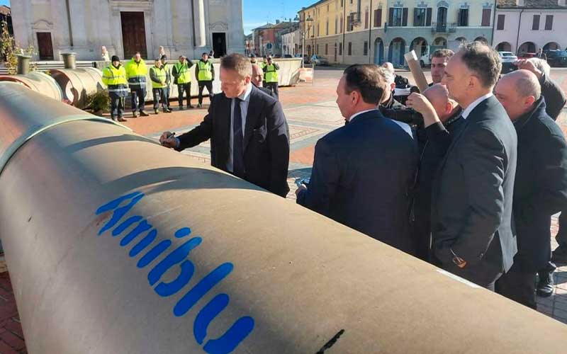 Posata la prima pietra per la Gronda Nord a Quingentole