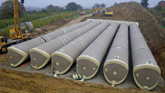 Potable water tank for Pitomaca, Croatia