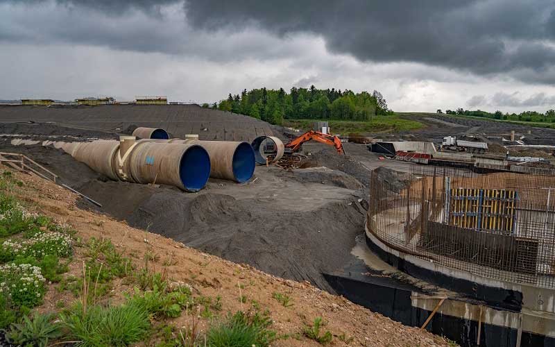 Rury Hobas PU Line Zbiornik Roztoki Bystrzyckie, Polska