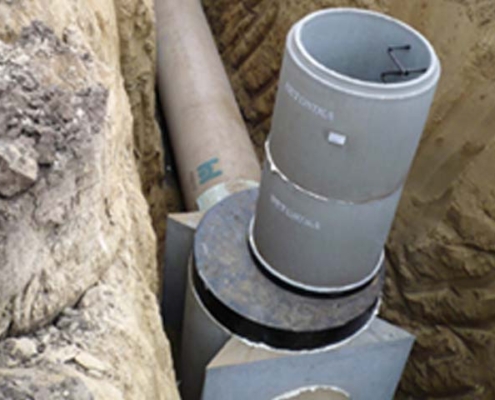 HOBAS pipes of DN 1000 collect and discharge the wastewater for the Samsung factory in Trnava, Slovakia