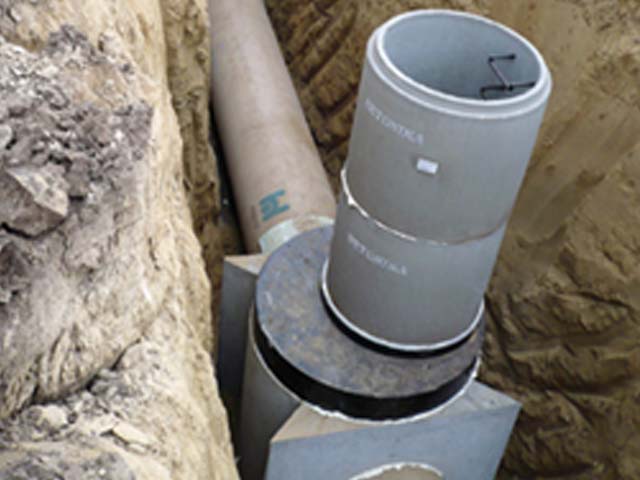 HOBAS pipes of DN 1000 collect and discharge the wastewater for the Samsung factory in Trnava, Slovakia