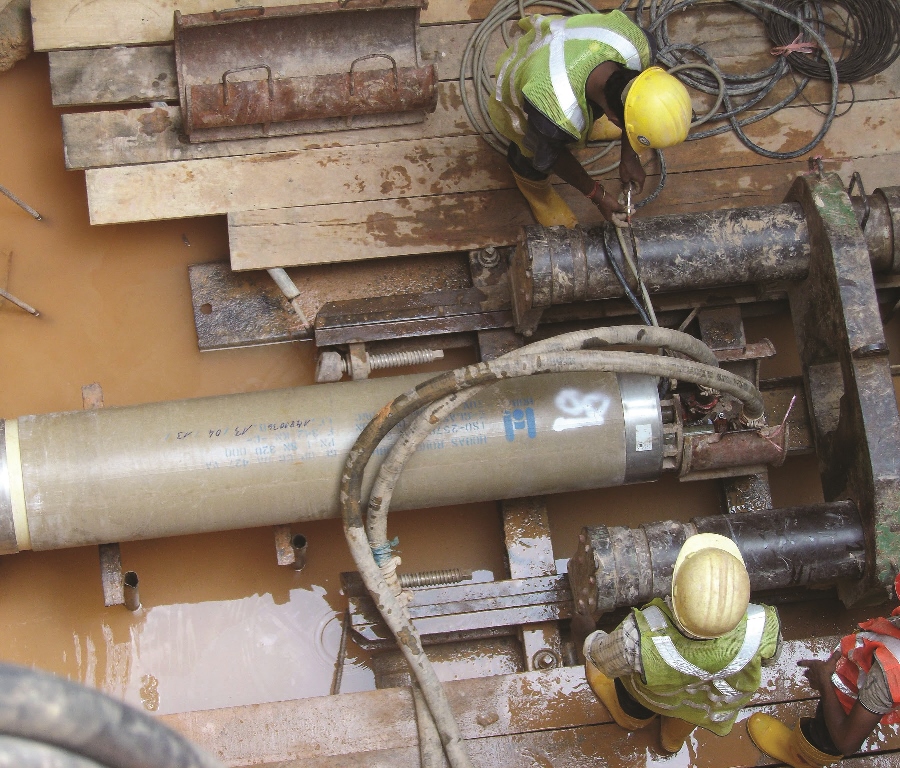 HOBAS Pipes First Jacking Singapore