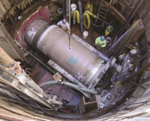 Trenchless Installation of Trunk Interceptor with HOBAS CC-GRP Pipes in Ohio, US