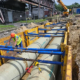 two GRP cooling water lines DN1200 for PGNiG Pniówek Plant