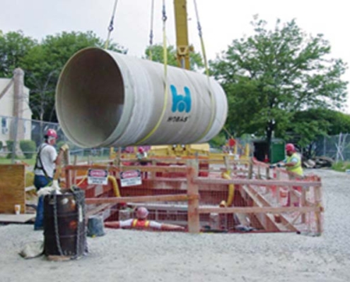 Record Sliplining Pipeline in Illinois, US