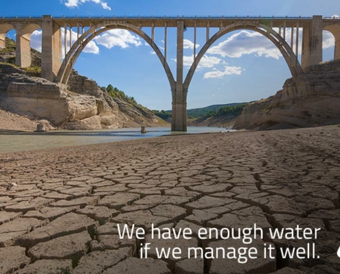 Water Crisis Dry River Bridge