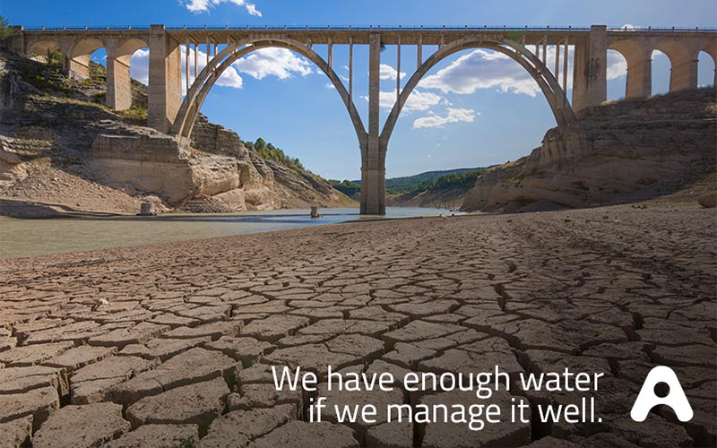 Water Crisis Dry River Bridge