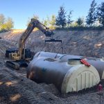 XL Hobas GRP storage tank Austria