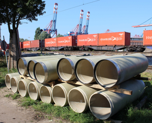 Flowtite GFK-Rohre für Bahn-Zulassung