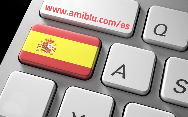 keyboard www.amiblu.com/es